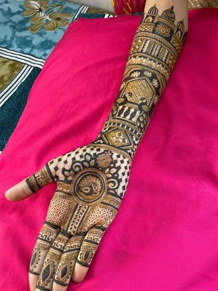 Bridal Mehndi Design 2 by Anushka Mehndi Goa