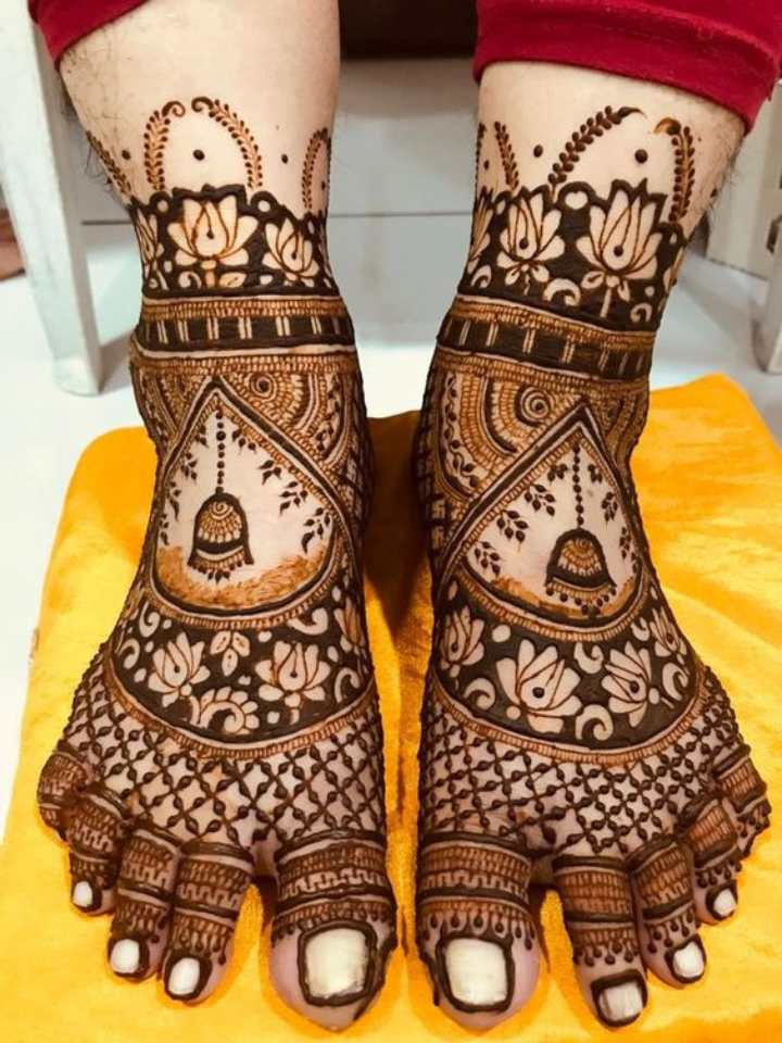 Bridal Mehndi Design 3 by Anushka Mehndi Goa