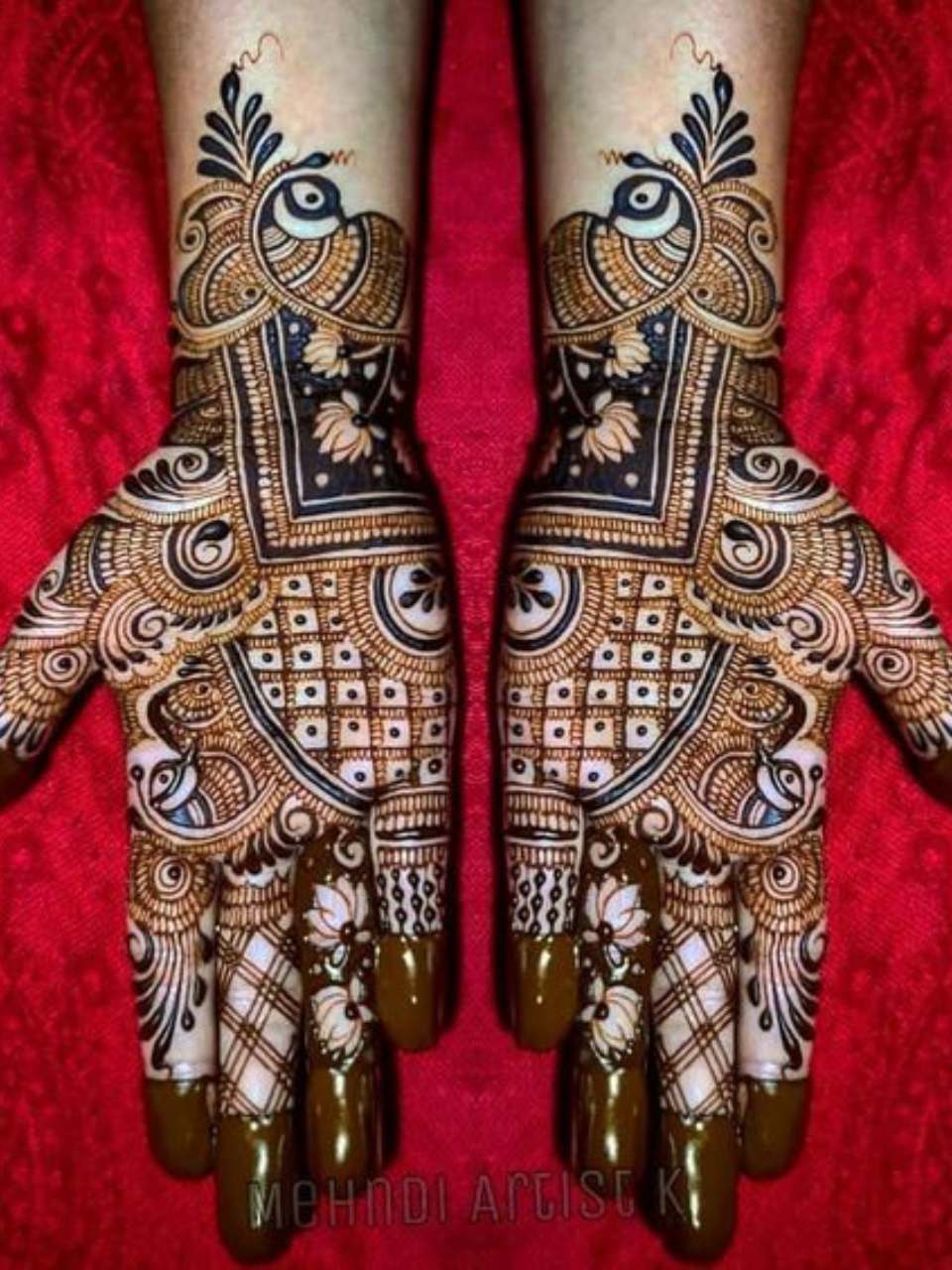 Indian Mehndi Design 8 by Anushka Mehndi Goa