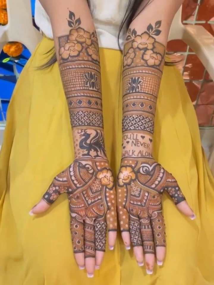 Bridal Mehndi Design 4 by Anushka Mehndi Goa
