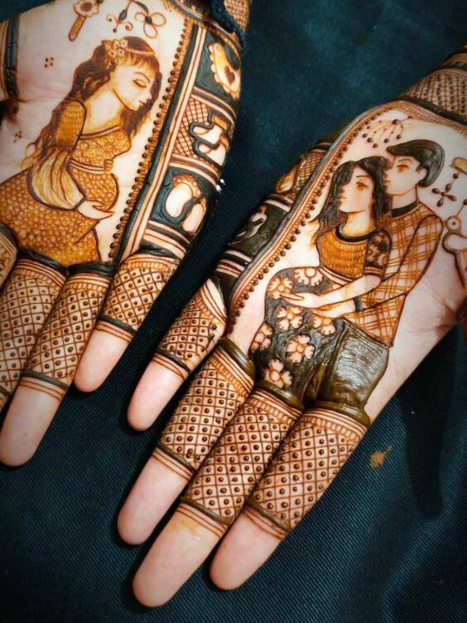 Baby Shower Mehndi Design 6 by Anushka Mehndi Goa