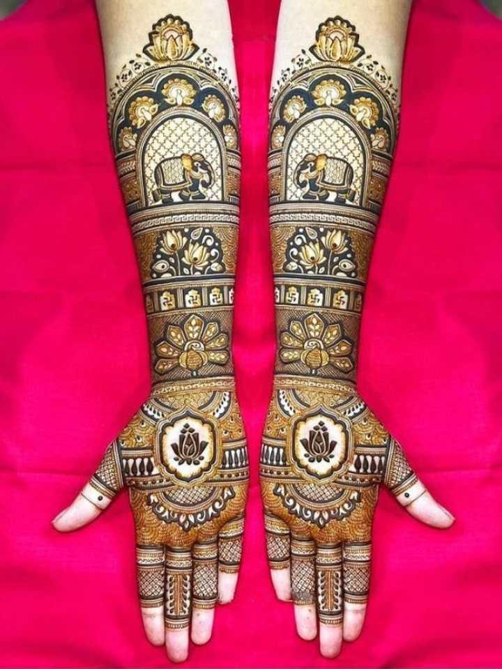 Bridal Mehndi Design 8 by Anushka Mehndi Goa